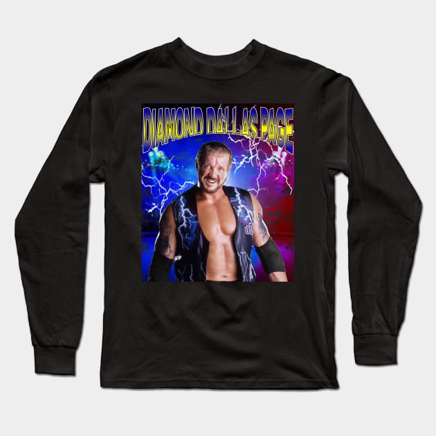 DIAMOND DALLAS PAGE Long Sleeve T-Shirt by Rofi Art